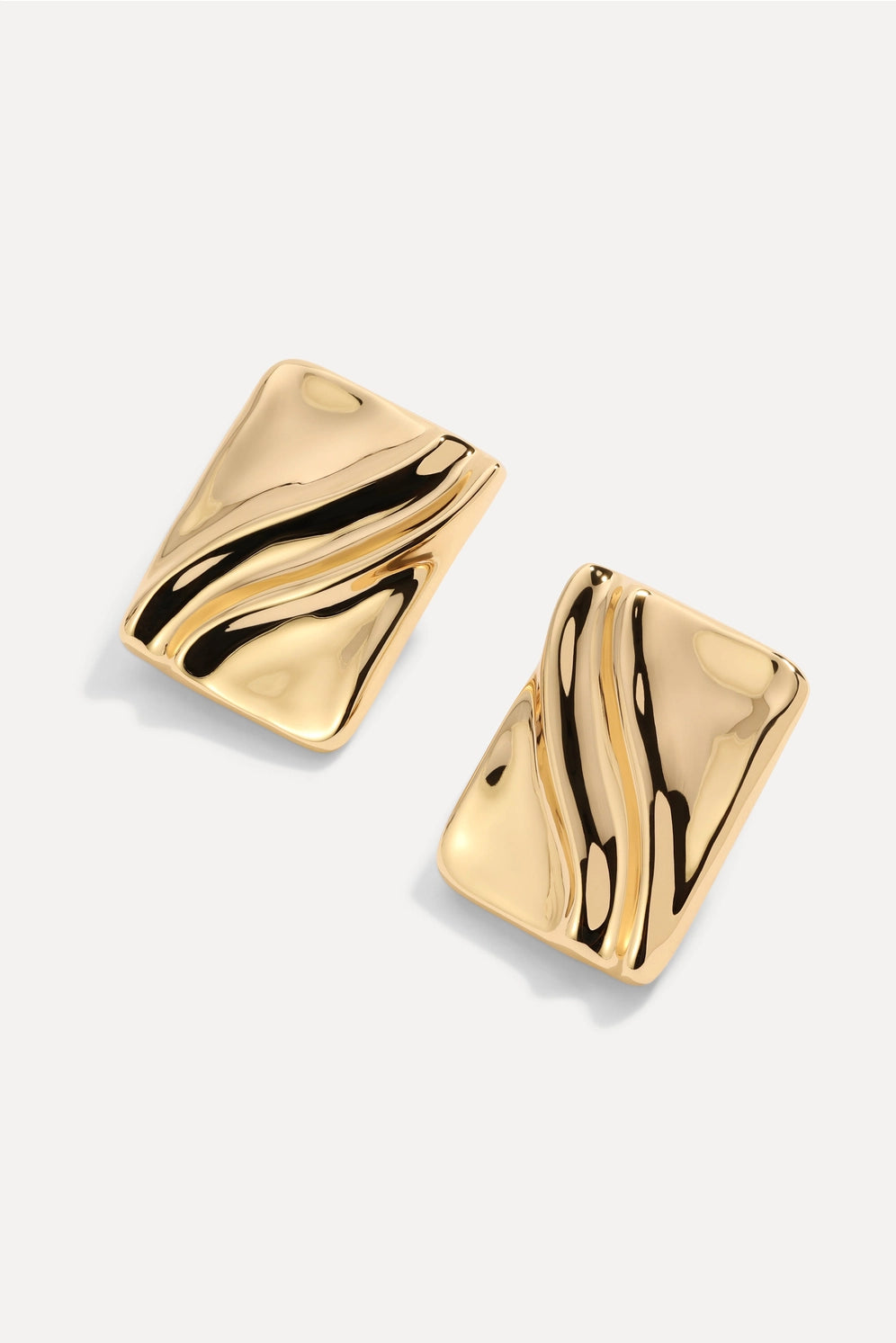 Lili Claspe Gold Adva Clip on Earrings