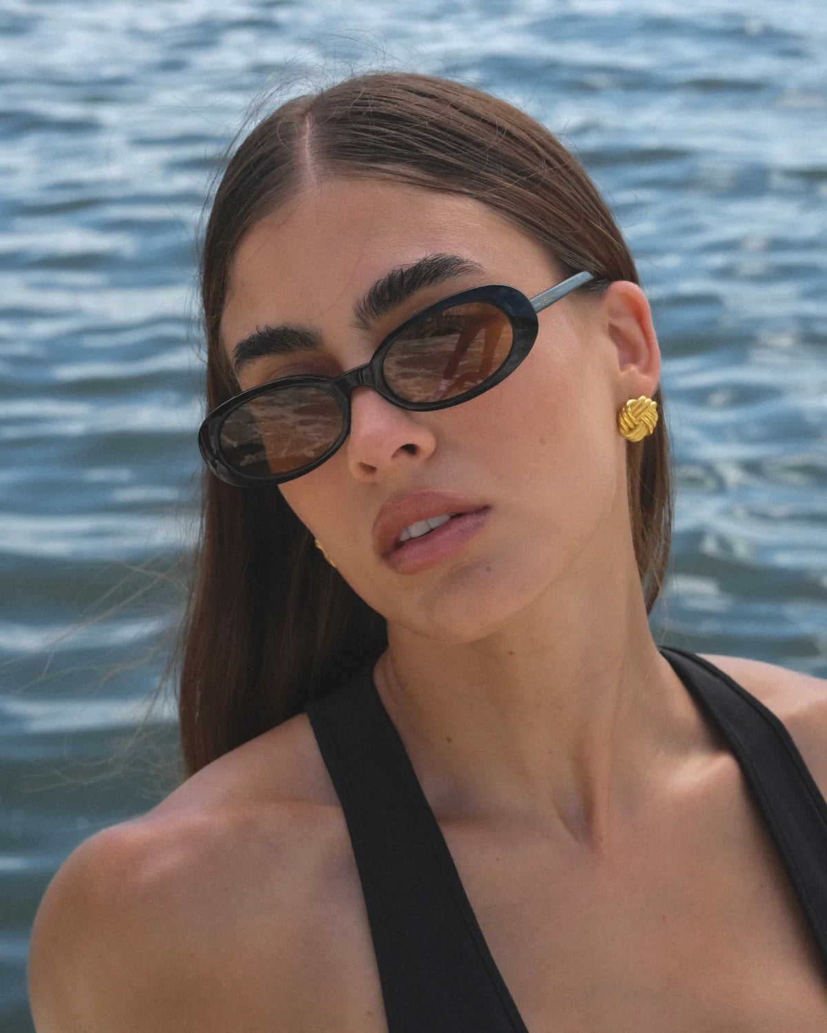 Aureum Collective Portofino Sunglasses in Black