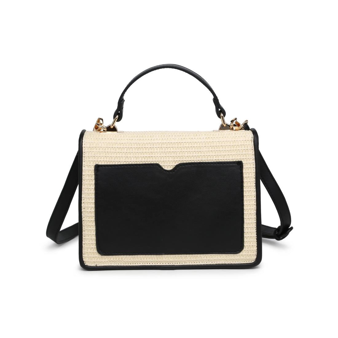 Moda Luxe Ruth Crossbody in Ivory and Black