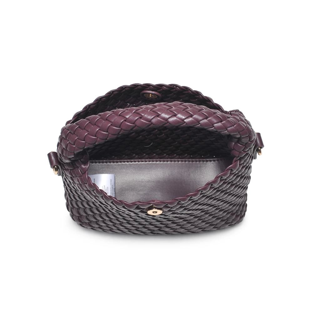 Moda Luxe Jessamine Woven Vegan Leather Crossbody