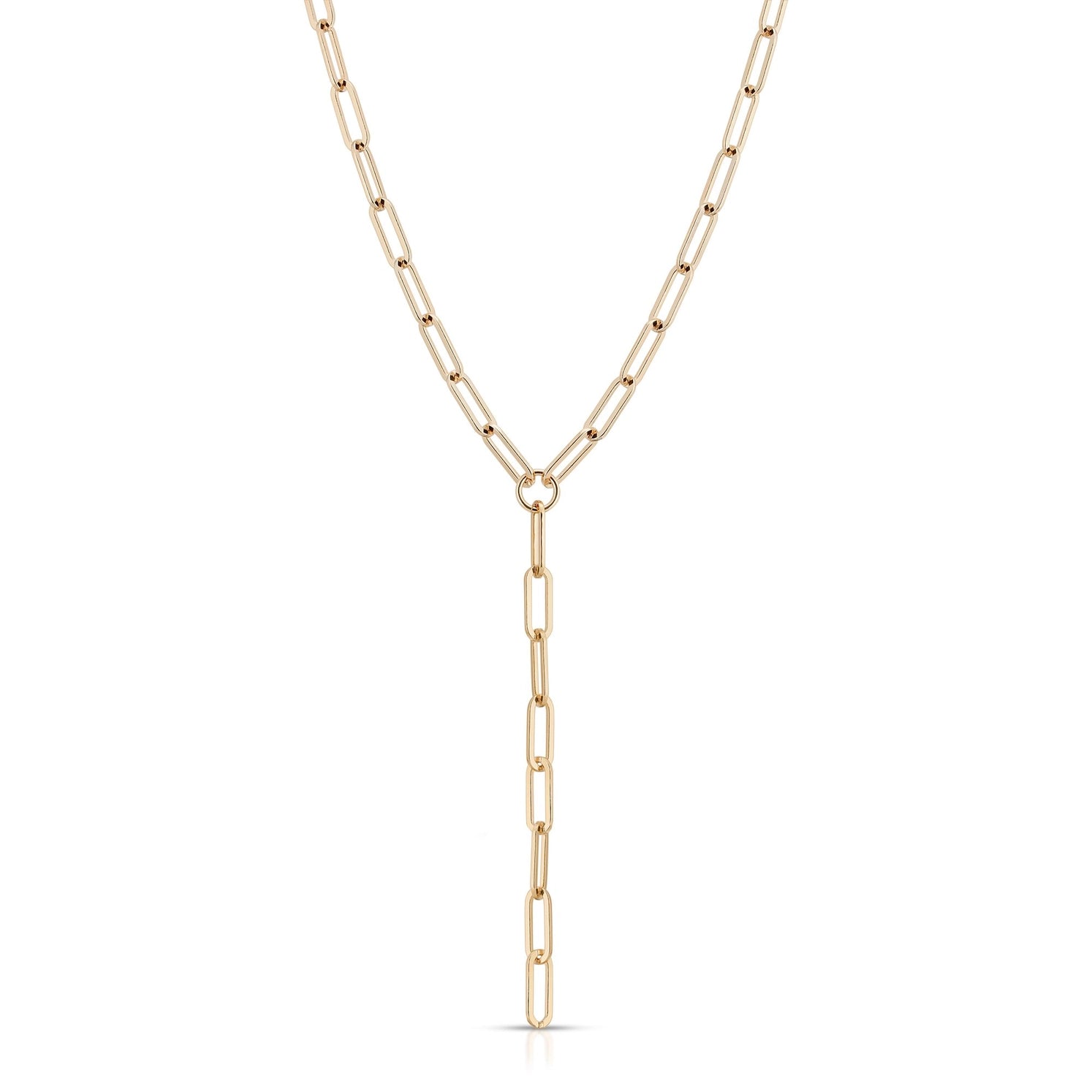 Eklexic Large Elongated Link Lariat 26"