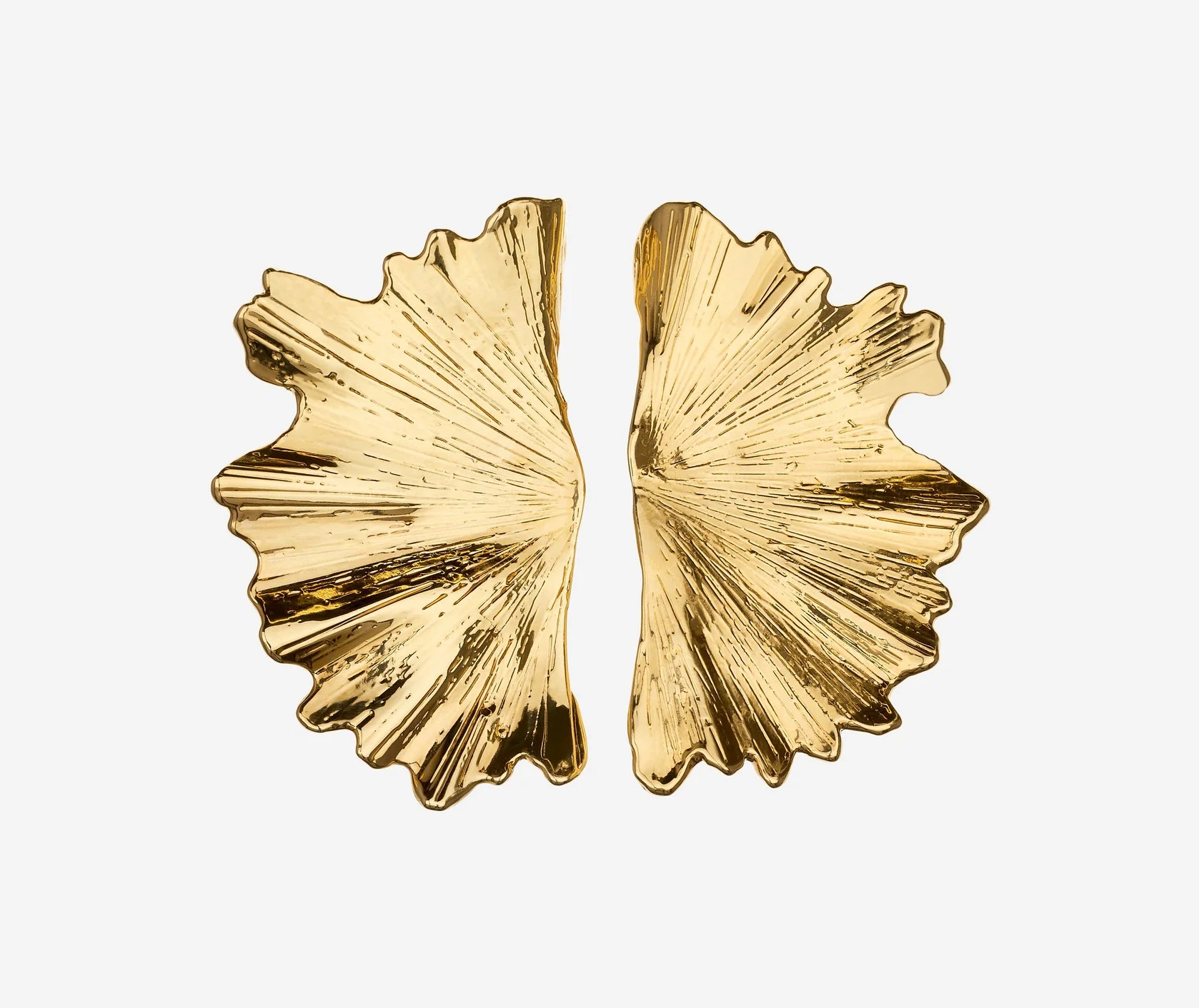Christina Caruso Ginkgo Leaf Earrings